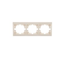 Рамка 3-местная горизонтальная Lezard Mira 701-0300-148
