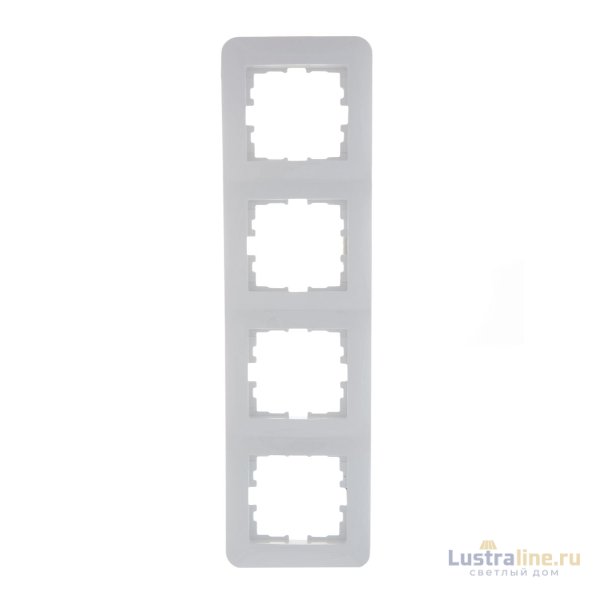 Рамка 4-местная вертикальная Lezard Karina Life 708-0200-154