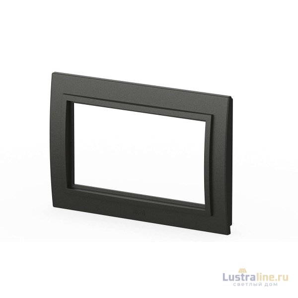 Рамка для двухместной розетки с заземлением ELBI Zena 608-011100-907