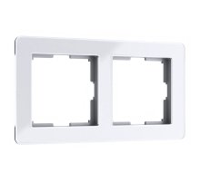 Рамка на 2 поста Werkel Acrylic белый 4690389184840 W0022701