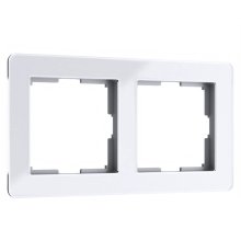 Рамка на 2 поста Werkel Acrylic белый 4690389184840 W0022701