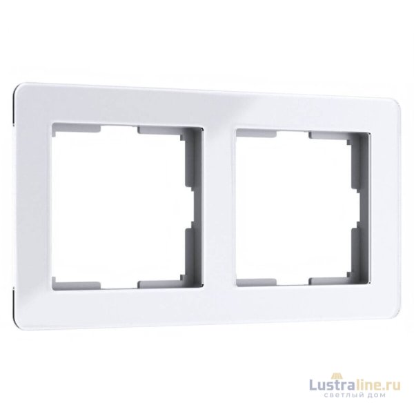 Рамка на 2 поста Werkel Acrylic белый 4690389184840 W0022701
