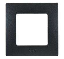 Рамка 1-постовая Legrand Etika антрацит 672581