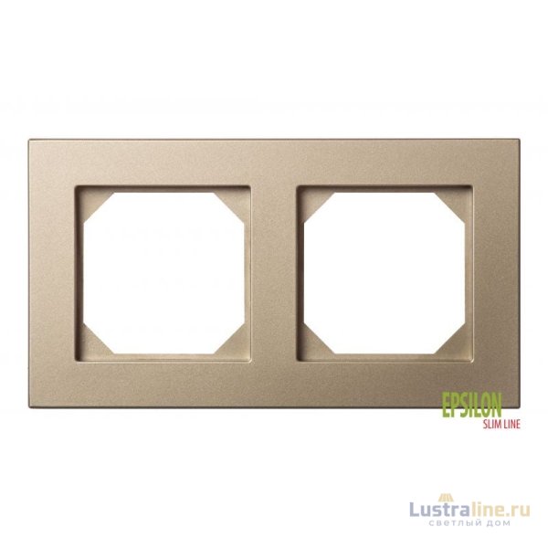 Рамка двухместная Liregus Epsilon 28-3222
