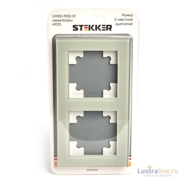 Рамка 2-местная Stekker Катрин GFR00-7002-07 49033