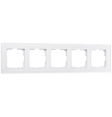 Рамка на 5 постов Werkel Favorit белый матовый W0051105 4690389160103