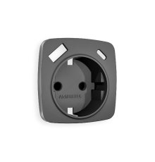 Лицевая панель для розетки с/з со шторками 2USB A+C Ambrella Volt Omega OP6600