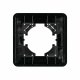 Рамка стеклянная на 1 пост Arlight FRM-OMALI-SFGS-1-BK 049676