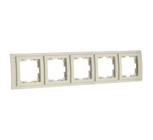 Рамка на 5 постов Mono Electric Larissa крем 103-171700-164