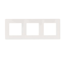 Рамка 3-постовая ЭРА 12 сатин белый 12-5103-01 Б0052519