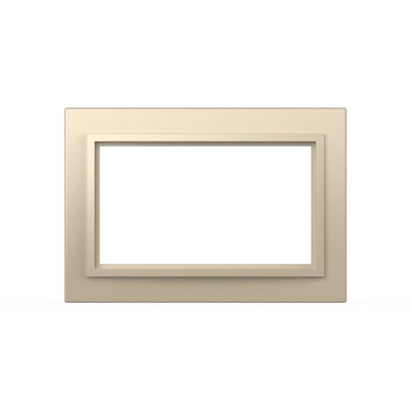 Рамка для двухместной розетки с заземлением ELBI Zena 608-012500-907