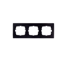Рамка 3-местная горизонтальная Lezard Karina 707-4200-148 Рамка 3-местная горизонтальная Lezard Karina 707-4200-148