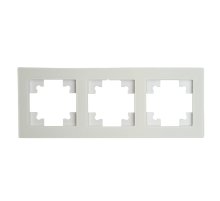 Рамка трехместная Stekker GFR00-7003-01M Катрин 49596