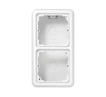 Коробка двухместная Jung CD582AWW