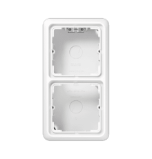 Коробка двухместная Jung CD582AWW