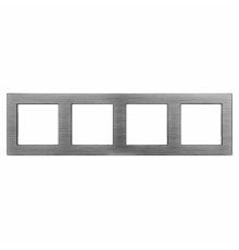 Рамка на 4 поста Arlight FRM-PRESTO-ALS-4-GR 043863
