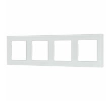 Рамка четырехместная Arlight FRM-GLARE-GS-4-WH 043802