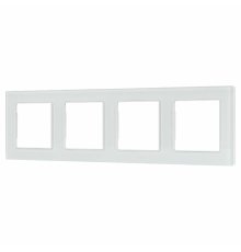 Рамка четырехместная Arlight FRM-GLARE-GS-4-WH 043802