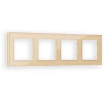 Рамка четырехместная Ambrella Volt Platos AF330604