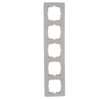 Рамка 5-местная горизонтальная Lezard Karina 707-0300-150 Рамка 5-местная горизонтальная Lezard Karina 707-0300-150