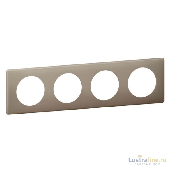 Рамка 4-постовая Legrand Celiane грэй перкаль 066724