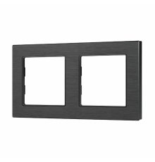 Рамка двухместная Arlight FRM-PRESTO-ALS-2-BK 043855