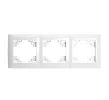 Рамка трехместная Stekker PFR00-9013-01 Эрна Элегант 49631 Рамка трехместная Stekker PFR00-9013-01 Эрна Элегант 49631