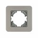 Рамка алюминиевая на 1 пост Arlight FRM-AKIRY-SFAL-1-SR 049684