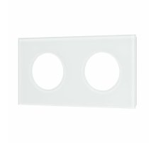 Рамка стеклянная на 2 поста Arlight FRM-GLARE-GC-2-WH 043835