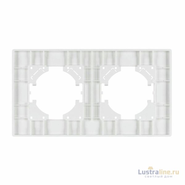 Рамка на 2 поста пластиковая Arlight FRM-PERIO-PL-2-GR 049752