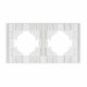 Рамка на 2 поста пластиковая Arlight FRM-PERIO-PL-2-GR 049752