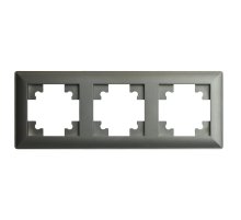 Рамка трехместная Stekker PFR00-7003-06 Катрин 39809 Рамка трехместная Stekker PFR00-7003-06 Катрин 39809