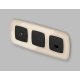 Лицевая панель для HDMI розетки Ambrella Volt Omega OP8140