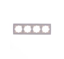 Рамка 4-местная горизонтальная Lezard Rain 703-0225-149