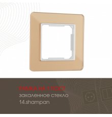 Рамка одноместная Arte Milano 503.14-1.shampan
