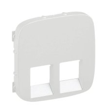 Лицевая панель Legrand Valena Allure розетки телефонной RJ-11/Ethernet RJ-45 жемчуг 755429