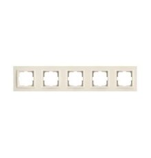Рамка на 5 постов Mono Electric Larissa слоновая кость 103-010100-164