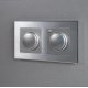 Рамка на 2 поста Werkel Aluminium алюминий W0021706 4690389158032