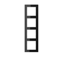 Рамка четырехместная Jung AC584GLSW Рамка четырехместная Jung AC584GLSW