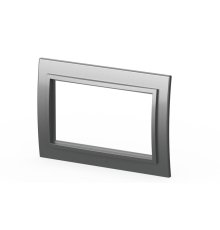 Рамка для двухместной розетки без заземления ELBI Zena 608-011000-908