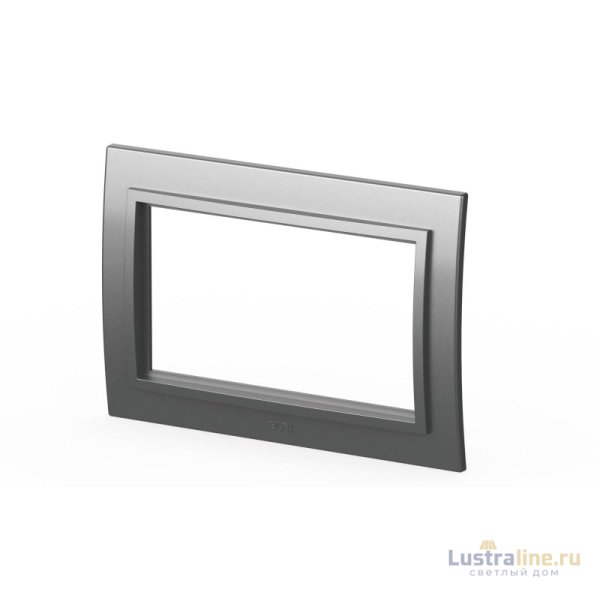 Рамка для двухместной розетки без заземления ELBI Zena 608-011000-908