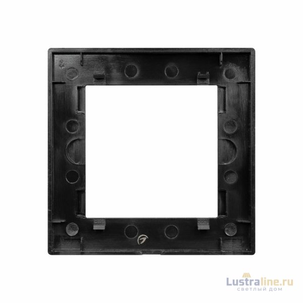 Рамка одноместная Arlight FRM-GLARE-GS-1-BK 043787