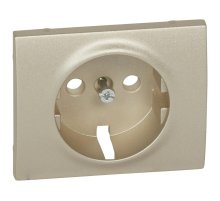 Лицевая панель Legrand Galea Life розетки 2К+З титановая 771420