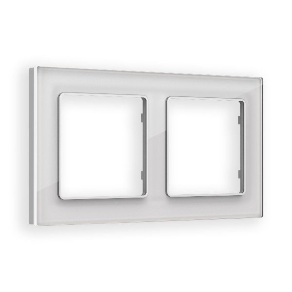 Рамка двухместная Ambrella Volt Platos AF330402