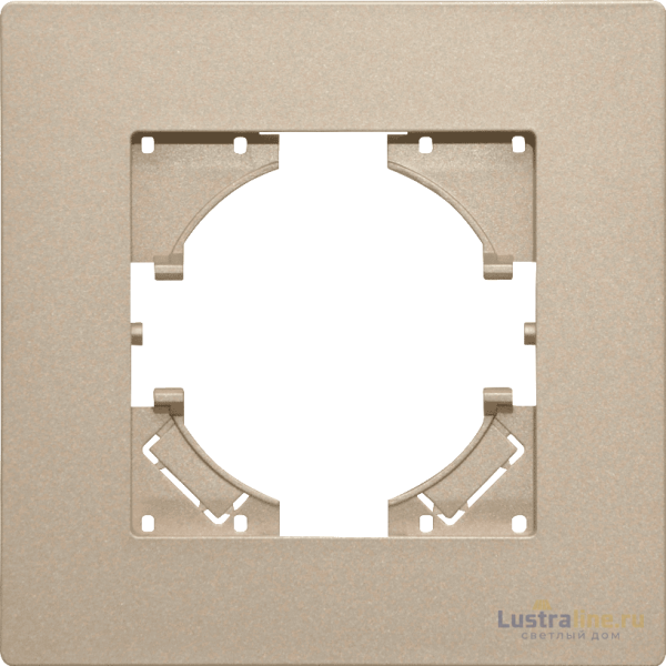 Рамка пластиковая на 1 пост Arlight FRM-PERIO-PL-1-GD 049691