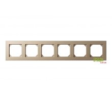 Рамка шестиместная Liregus Epsilon 28-3226