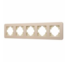 Рамка на 5 постов алюминиевая Arlight FRM-AKIRY-SFAL-5-GD 049748