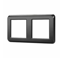 Рамка двухместная Arlight FRM-VERSA-PL-2-BK 043778