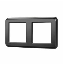 Рамка двухместная Arlight FRM-VERSA-PL-2-BK 043778