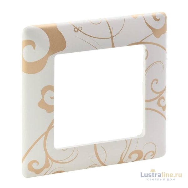 Рамка 1-постовая Legrand Valena Life Ампир белый 754101